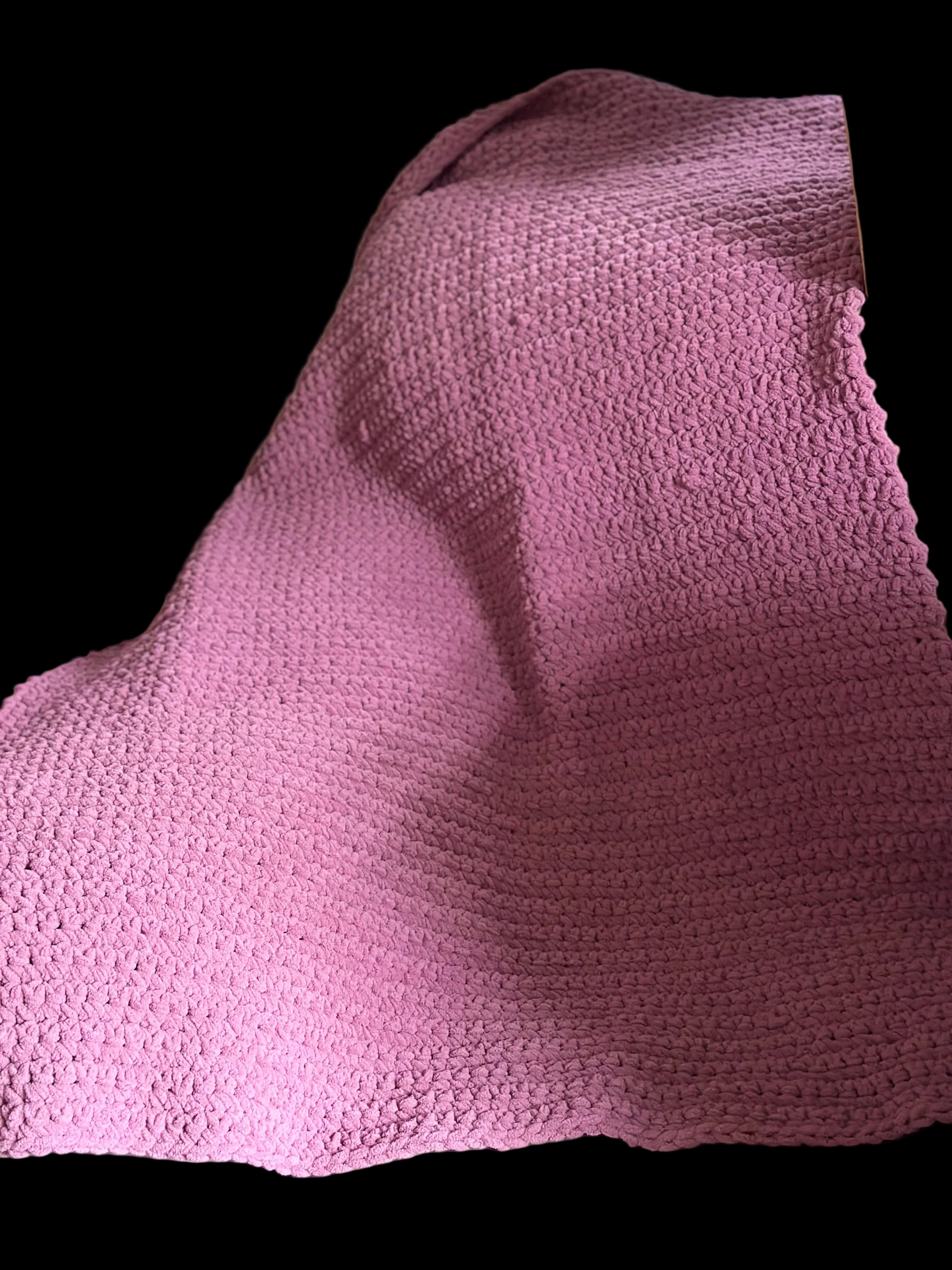 Mauve Throw Blanket 30x40