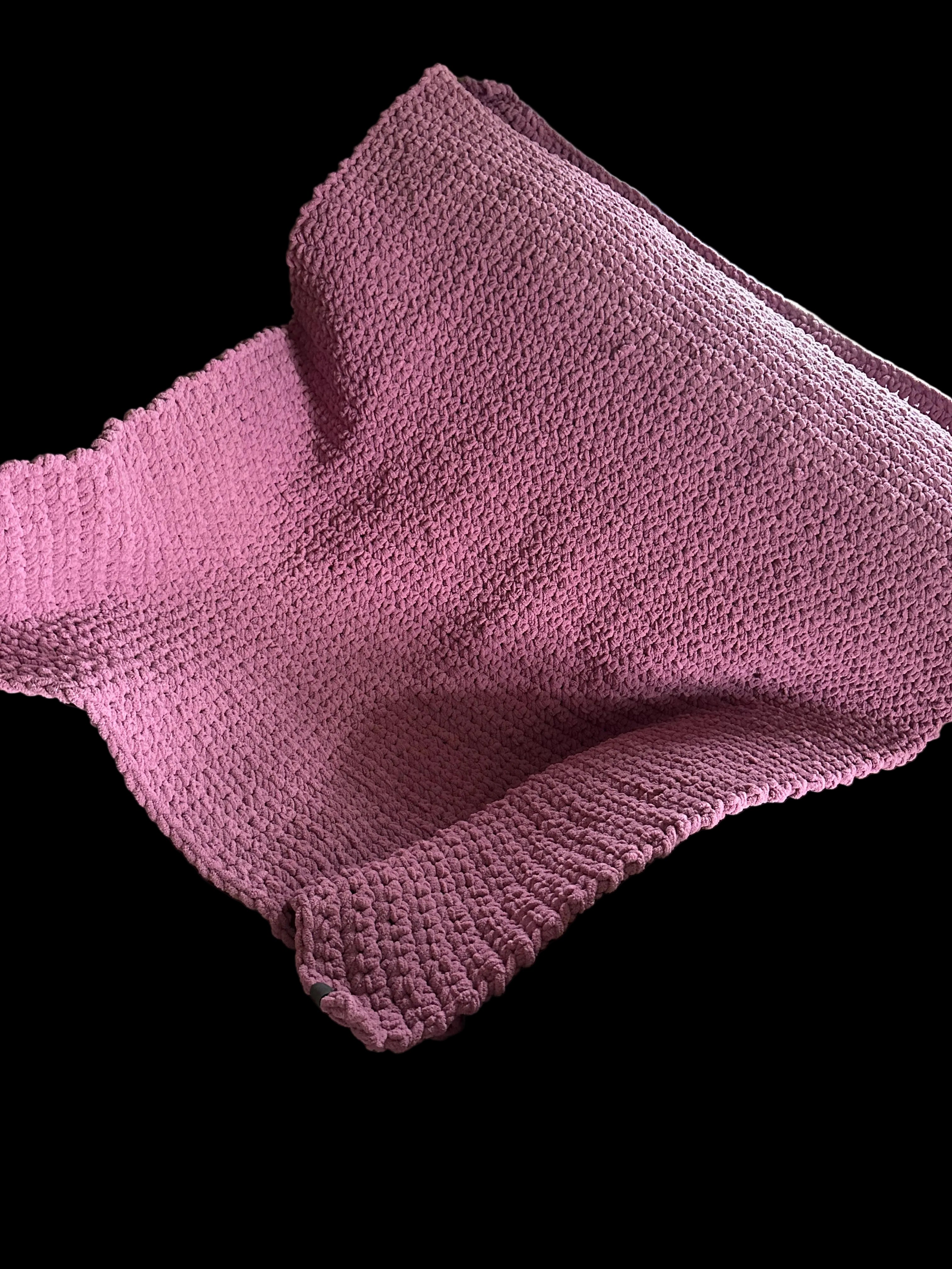 Mauve Throw Blanket 30x40